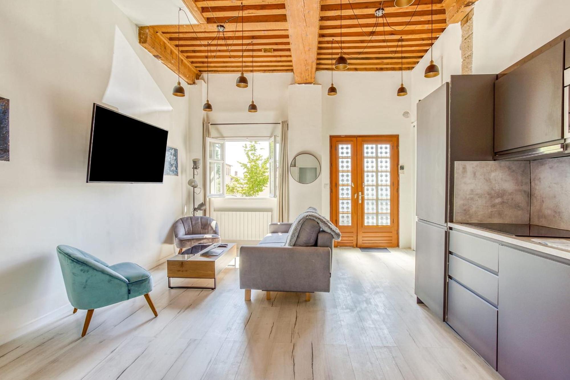 Charming 6-Person Apartment Terreaux & Croix Rousse Area Lyon Buitenkant foto